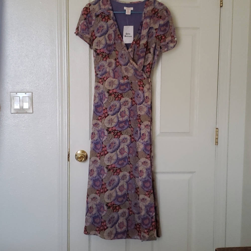 Sundance silk wrap dress